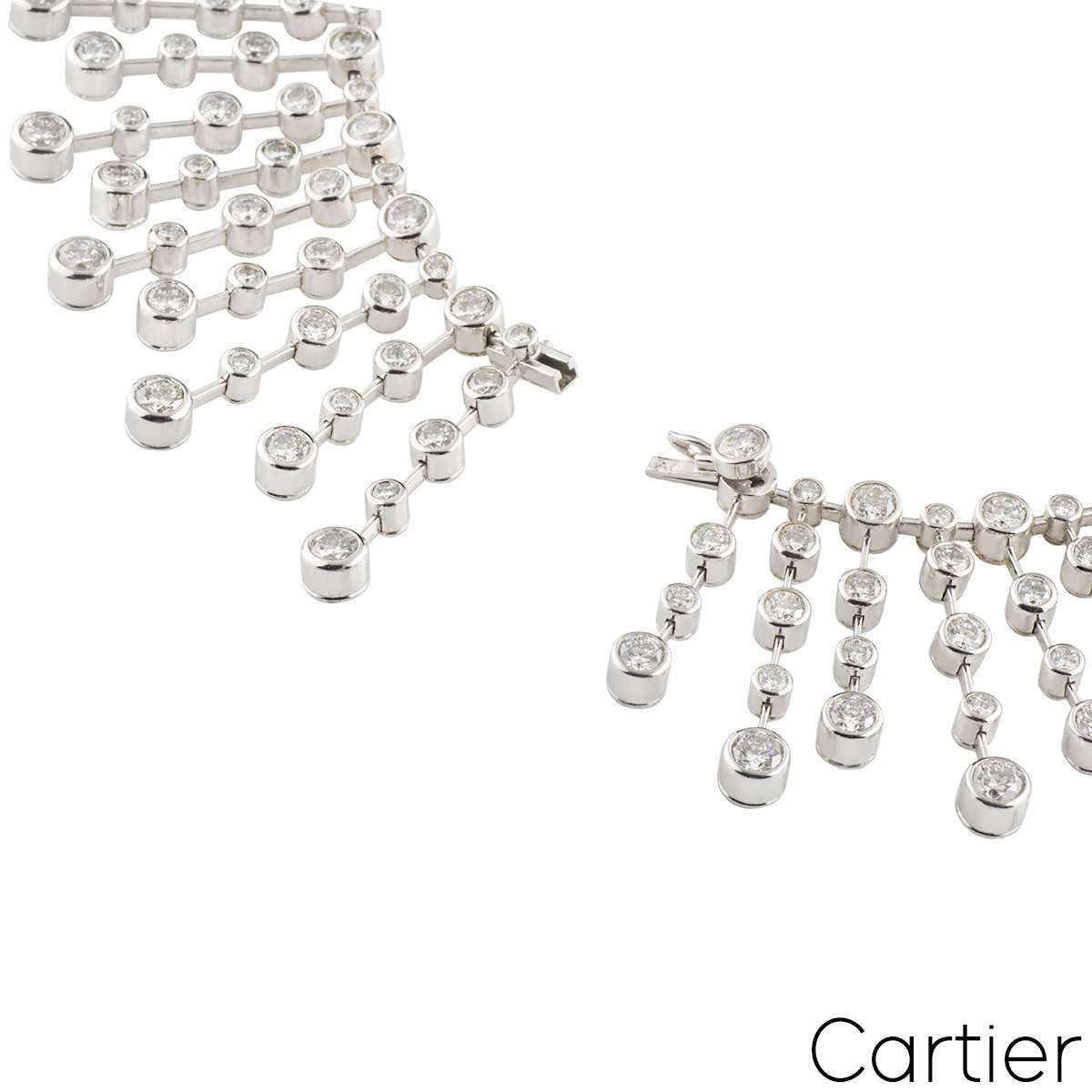 Cartier Platinum Diamond Necklace 60.00ct D/VVS